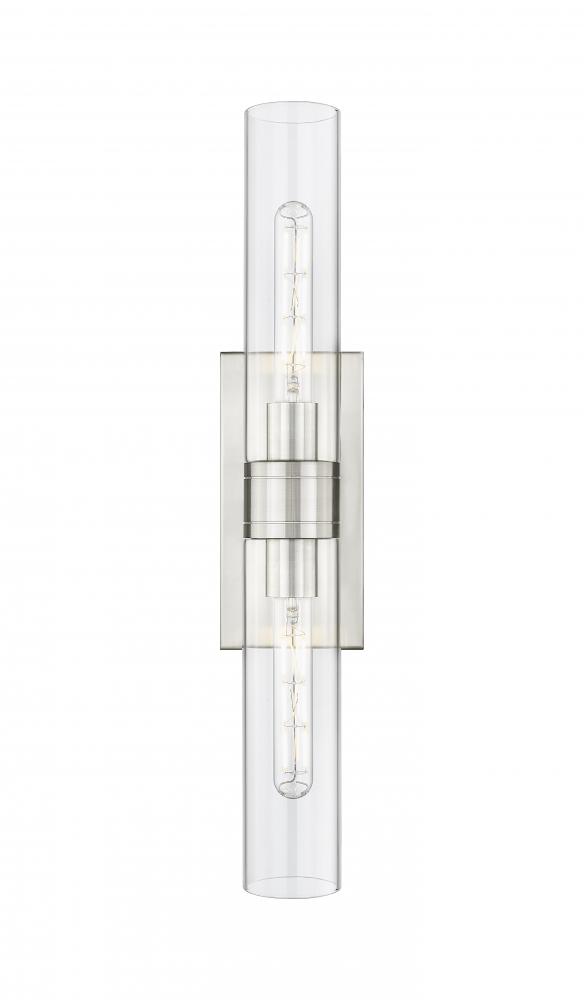 Boreas - 2 Light - 24 inch - Satin Nickel - Bath Vanity Light