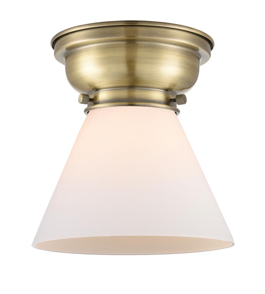 Large Cone 1 Light Flush Mount