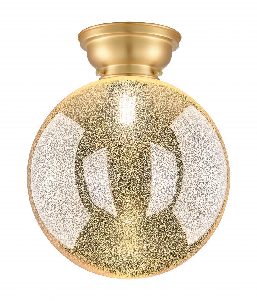 Beacon - 1 Light - 12 inch - Satin Gold - Flush Mount