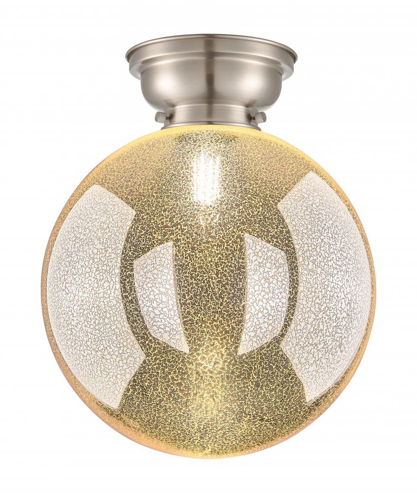 Beacon - 1 Light - 12 inch - Brushed Satin Nickel - Flush Mount