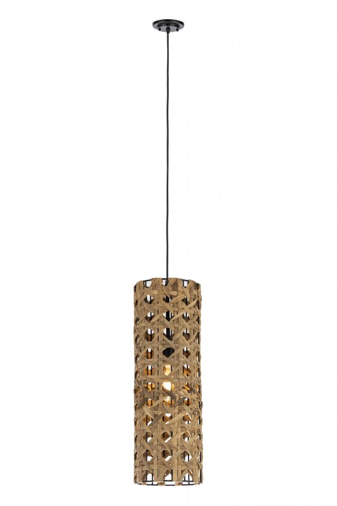 Grove - 1 Light - 8 inch - Matte Black - Mini Pendant