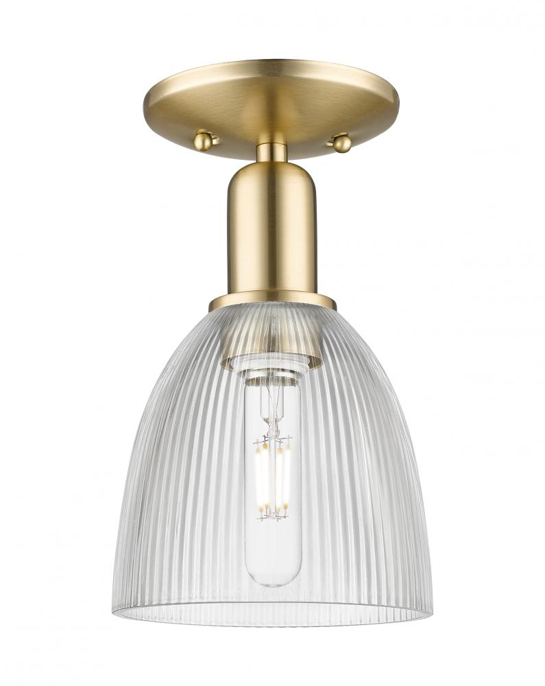 Castile - 1 Light - 6 inch - Champagne Bronze - Semi-Flush Mount