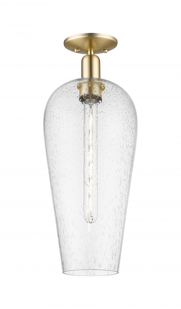 Chelsea - 1 Light - 6 inch - Champagne Bronze - Semi-Flush Mount