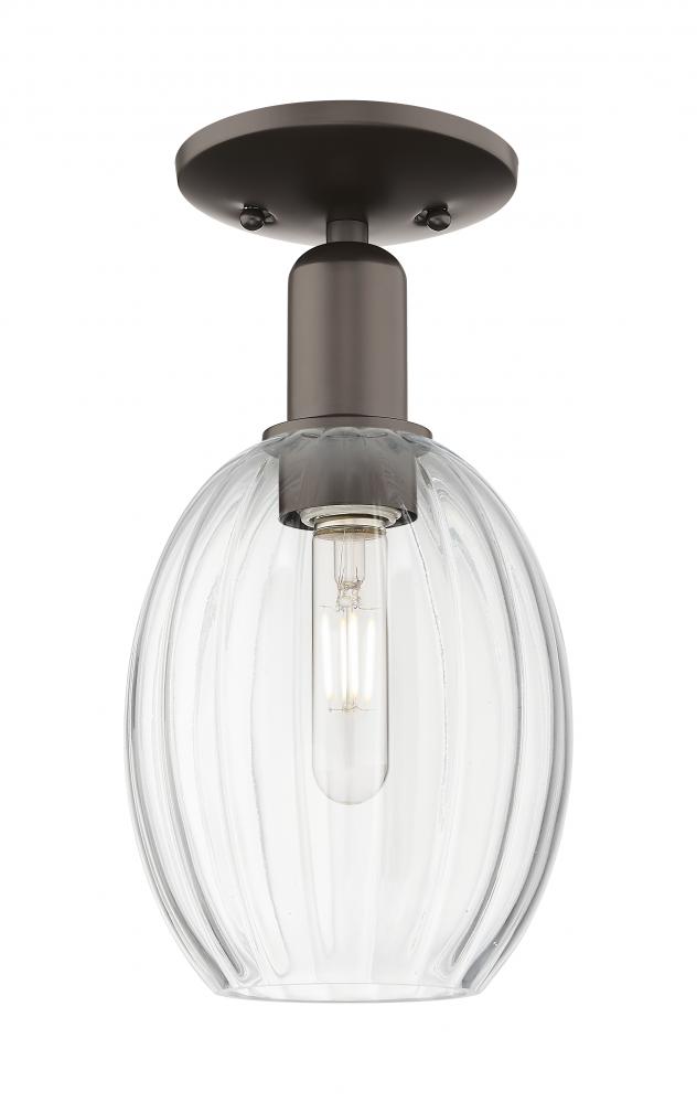 Preston Bulb - 1 Light - 6 inch - Oil Rubbed Bronze - Semi-Flush Mount