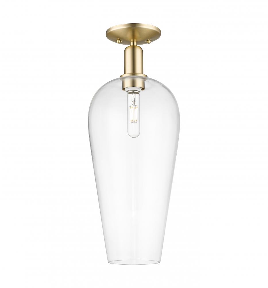 Chelsea - 1 Light - 6 inch - Polished Chrome - Semi-Flush Mount