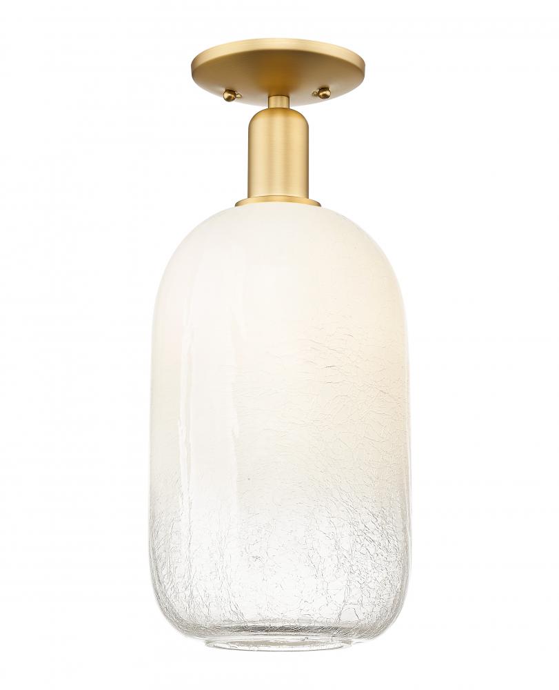 Brookhaven Cloche - 1 Light - 6 inch - Satin Gold - Semi-Flush Mount