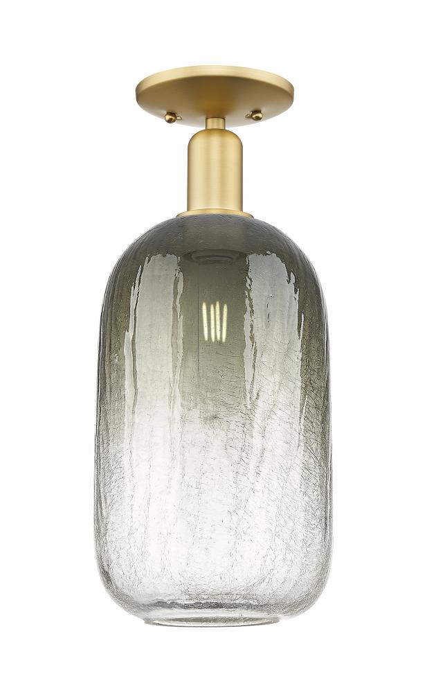 Brookhaven Cloche - 1 Light - 6 inch - Satin Gold - Semi-Flush Mount