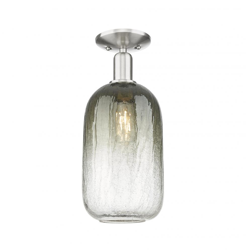 Brookhaven Cloche - 1 Light - 6 inch - Brushed Satin Nickel - Semi-Flush Mount