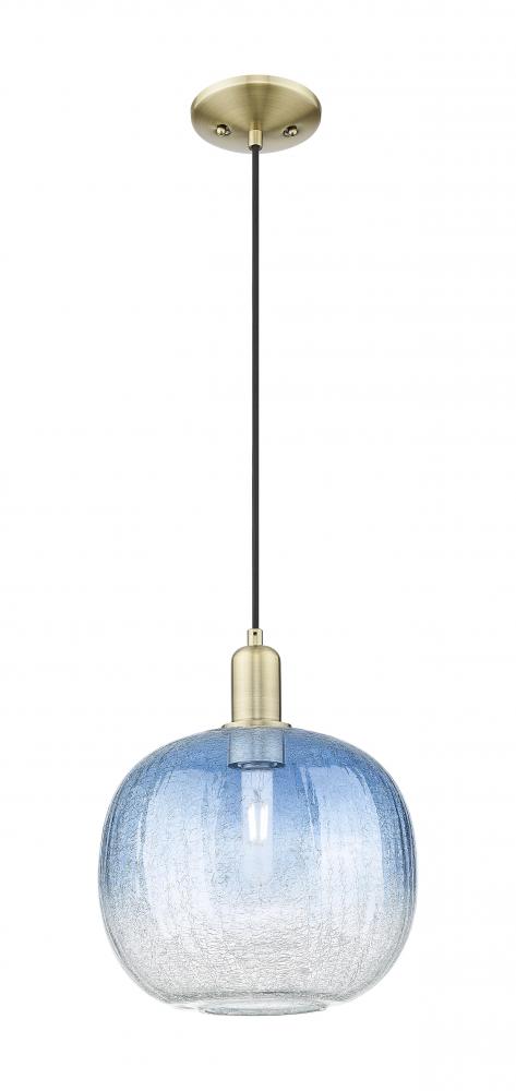 Brookhaven Sphere - 1 Light - 6 inch - Antique Brass - Cord hung - Mini Pendant