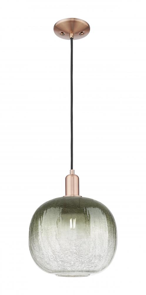 Brookhaven Sphere - 1 Light - 6 inch - Antique Copper - Cord hung - Mini Pendant