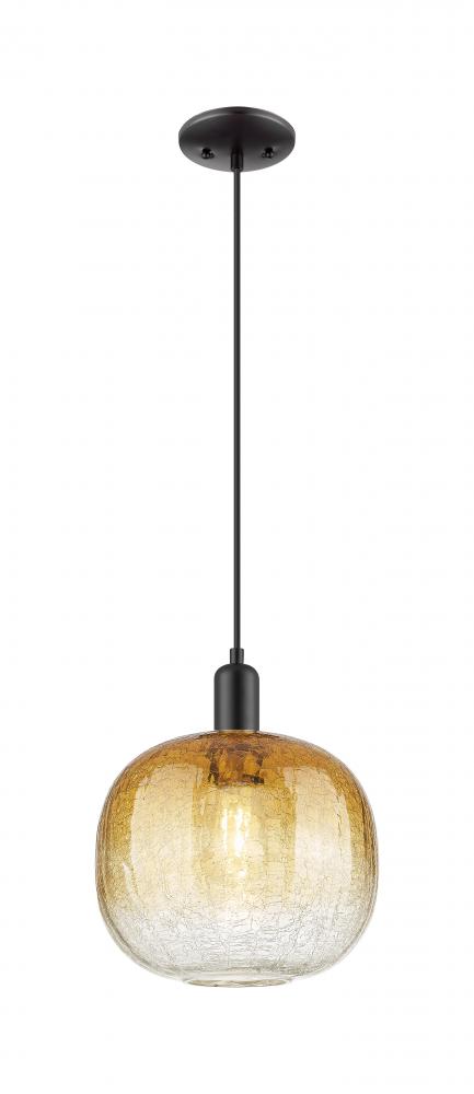 Brookhaven Sphere - 1 Light - 6 inch - Matte Black - Cord hung - Mini Pendant