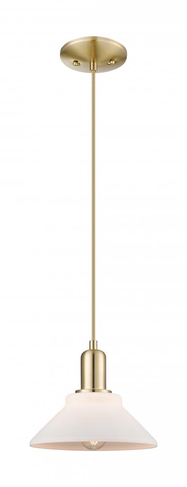 Orwell - 1 Light - 8 inch - Champagne Bronze - Cord hung - Mini Pendant