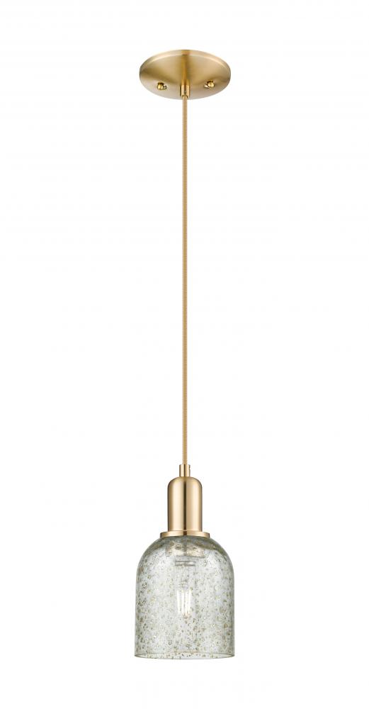 Caledonia - 1 Light - 5 inch - Champagne Bronze - Cord hung - Mini Pendant