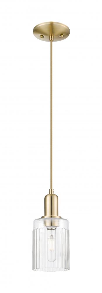 Hadley - 1 Light - 5 inch - Champagne Bronze - Cord hung - Mini Pendant