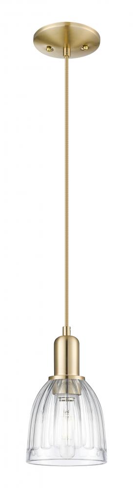 Brookfield - 1 Light - 6 inch - Champagne Bronze - Cord hung - Mini Pendant