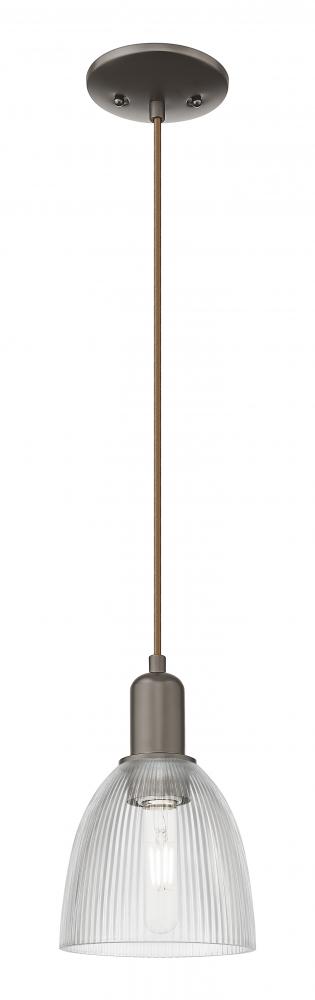 Castile - 1 Light - 6 inch - Oil Rubbed Bronze - Cord hung - Mini Pendant