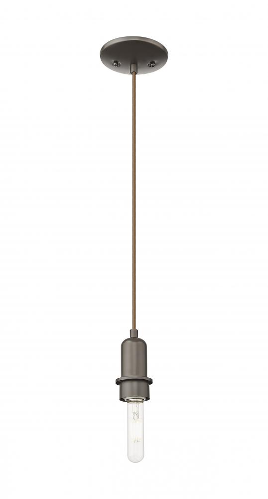 Arcadia - 1 Light - 5 inch - Oil Rubbed Bronze - Mini Pendant
