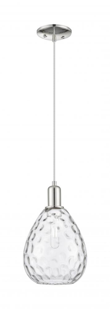 Waverly - 1 Light - 8 inch - Polished Nickel - Cord hung - Mini Pendant