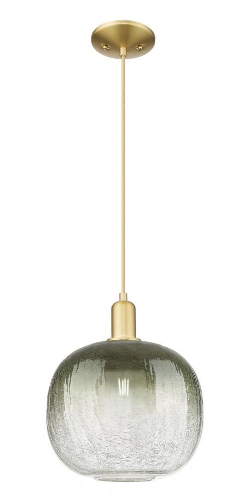 Brookhaven Sphere - 1 Light - 6 inch - Satin Gold - Cord hung - Mini Pendant