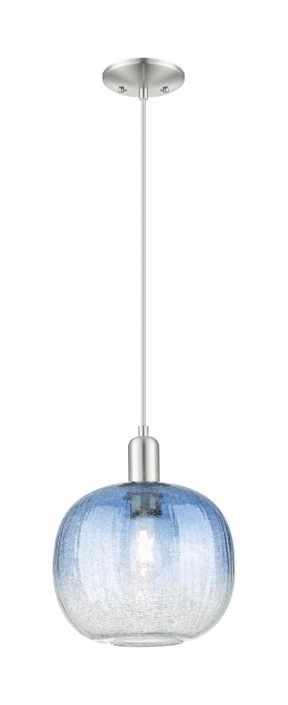 Brookhaven Sphere - 1 Light - 6 inch - Brushed Satin Nickel - Cord hung - Mini Pendant