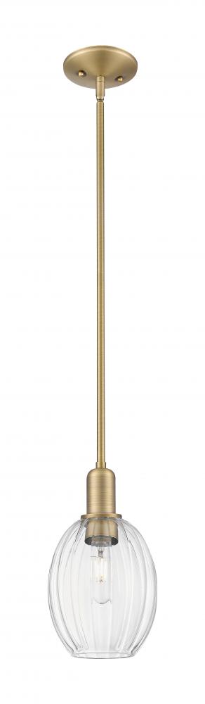 Preston Bulb - 1 Light - 6 inch - Brushed Brass - Mini Pendant