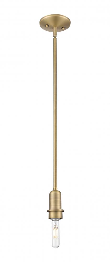 Arcadia - 1 Light - 5 inch - Brushed Brass - Mini Pendant