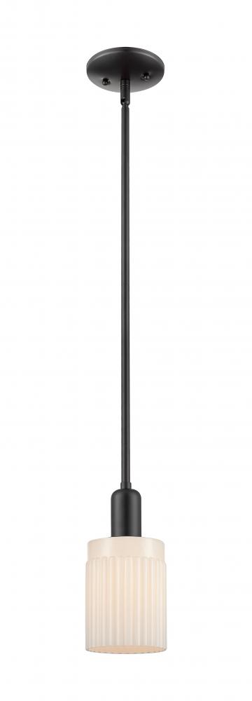 Hadley - 1 Light - 5 inch - Matte Black - Stem hung - Mini Pendant