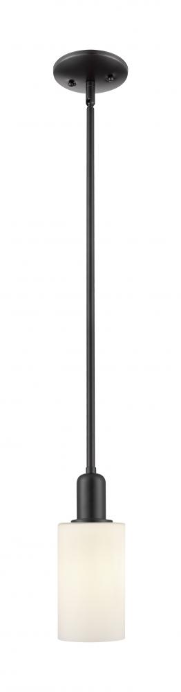 Clymer - 1 Light - 4 inch - Matte Black - Stem hung - Mini Pendant