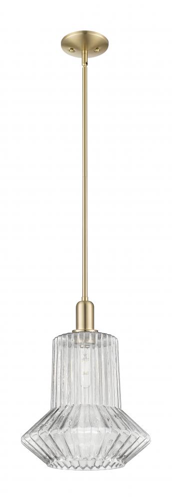 Springwater - 1 Light - 12 inch - Champagne Bronze - Stem hung - Mini Pendant