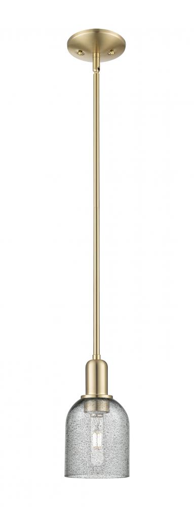 Caledonia - 1 Light - 5 inch - Champagne Bronze - Stem hung - Mini Pendant