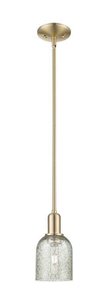 Caledonia - 1 Light - 5 inch - Champagne Bronze - Stem hung - Mini Pendant