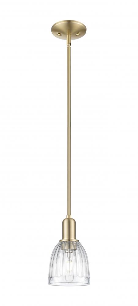 Brookfield - 1 Light - 6 inch - Champagne Bronze - Stem hung - Mini Pendant
