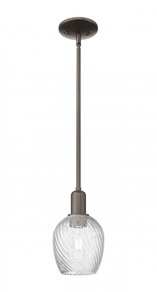 Salina - 1 Light - 6 inch - Oil Rubbed Bronze - Stem hung - Mini Pendant