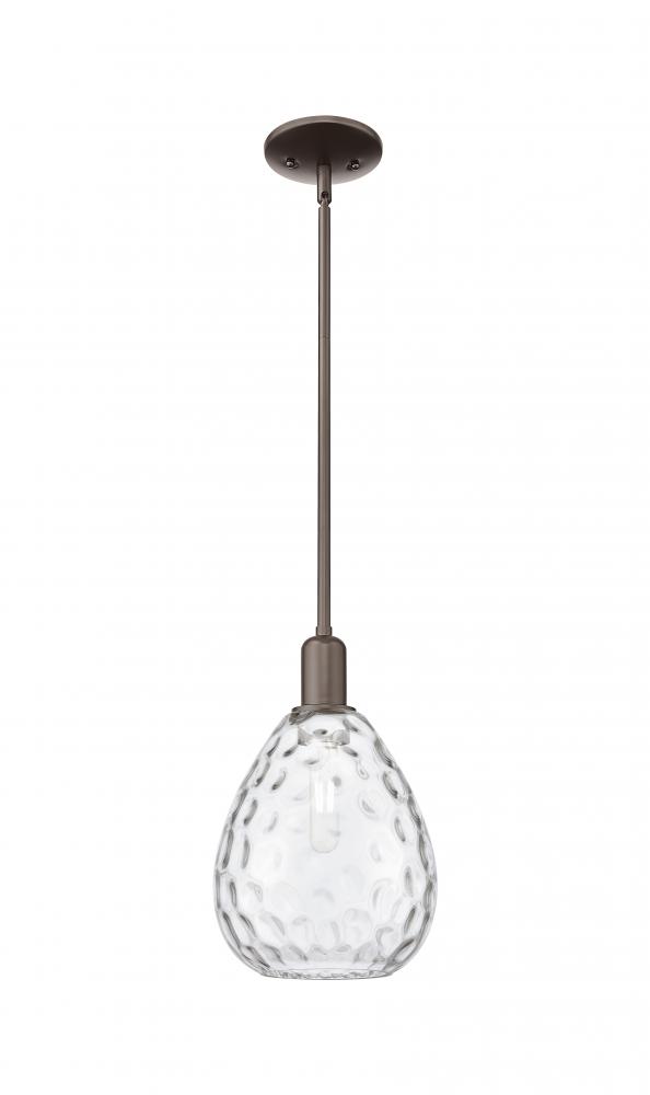 Waverly - 1 Light - 8 inch - Oil Rubbed Bronze - Stem hung - Mini Pendant
