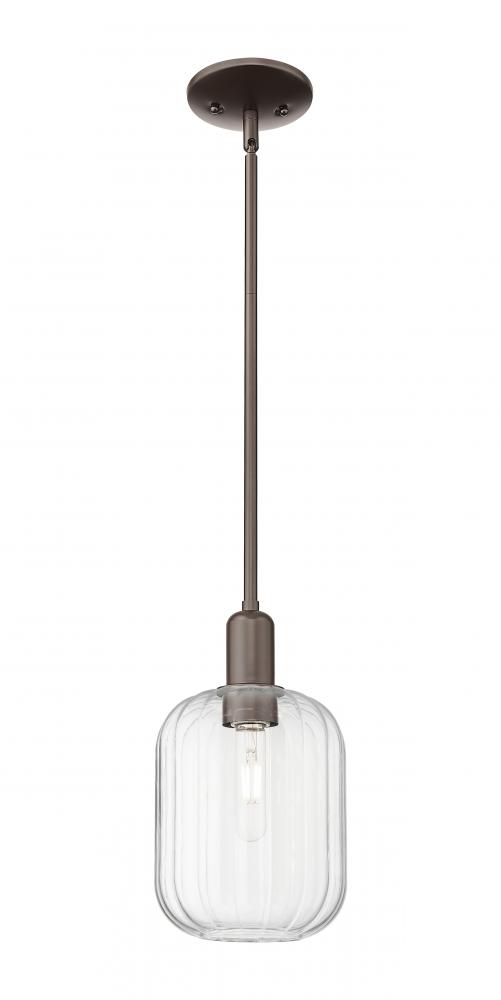 Preston Cylinder - 1 Light - 6 inch - Oil Rubbed Bronze - Mini Pendant