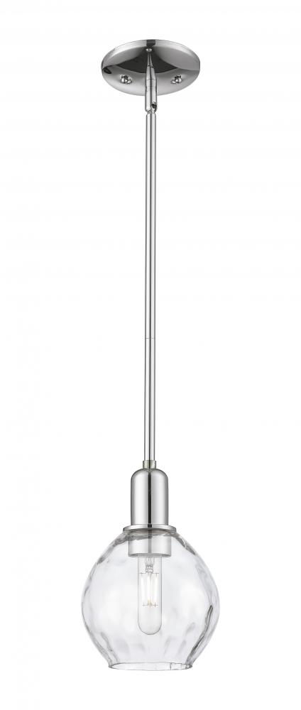 Waverly - 1 Light - 6 inch - Polished Chrome - Stem hung - Mini Pendant