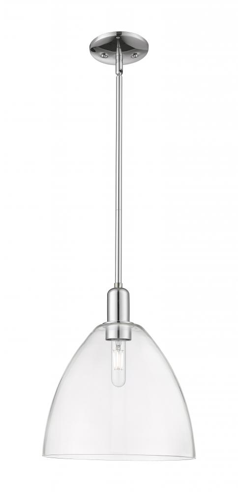 Bristol - 1 Light - 12 inch - Polished Chrome - Stem hung - Mini Pendant