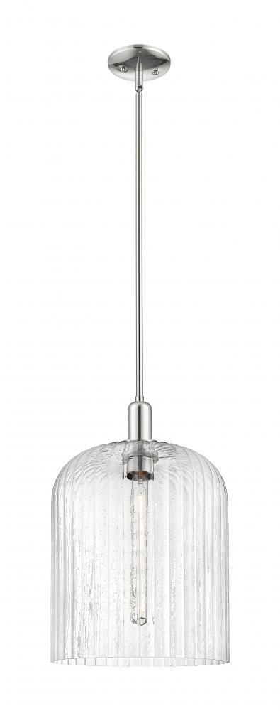 Bridal Veil - 1 Light - 12 inch - Polished Nickel - Mini Pendant