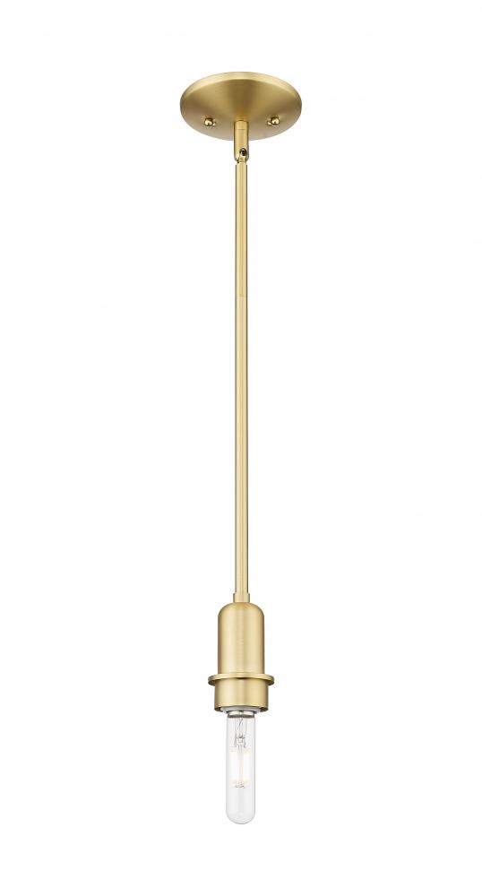 Arcadia - 1 Light - 5 inch - Satin Gold - Mini Pendant