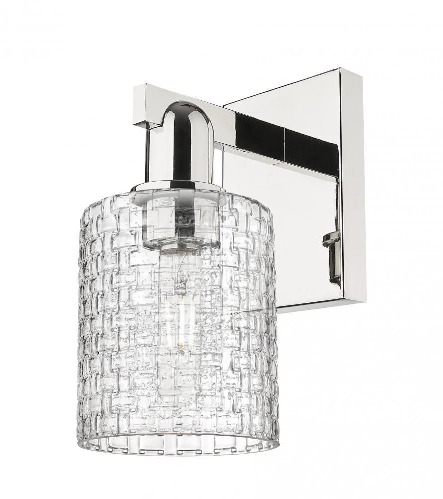 Cobbleskill - 1 Light - 5 inch - Polished Nickel - Sconce