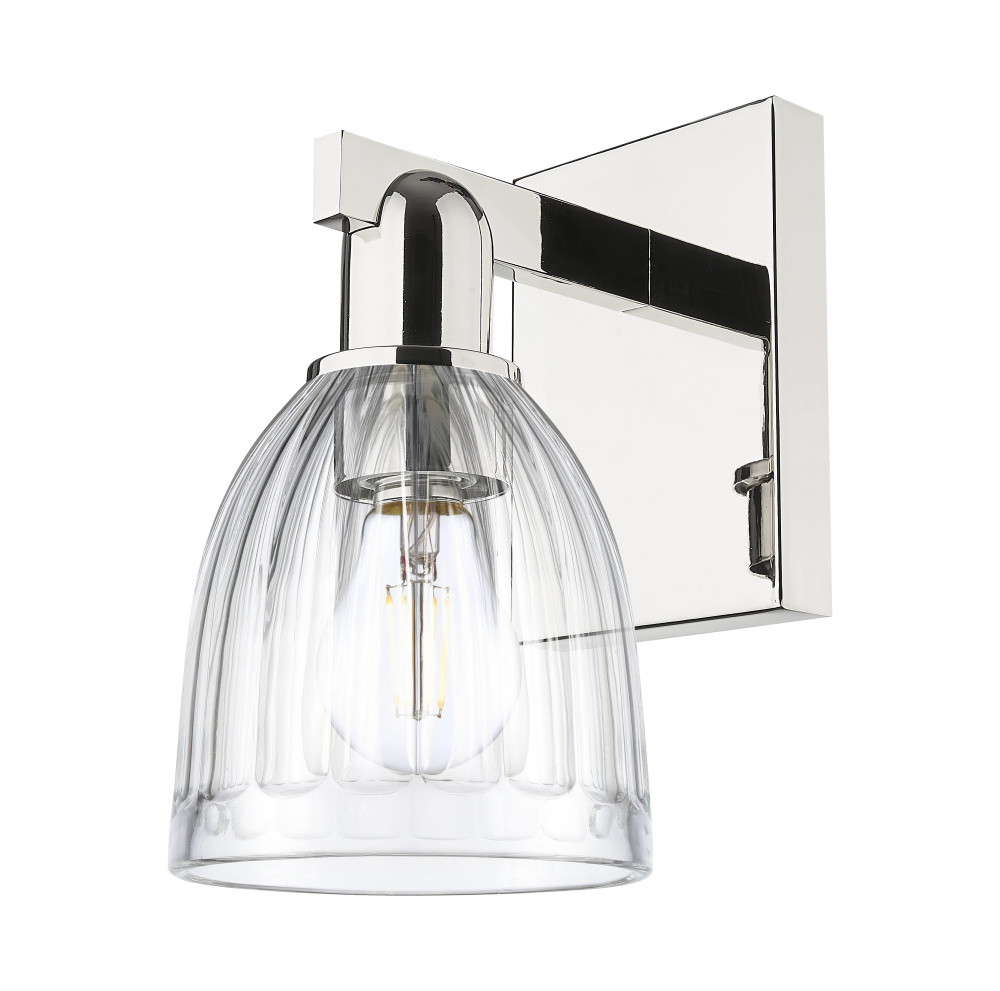 Brookfield - 1 Light - 6 inch - Polished Nickel - Sconce