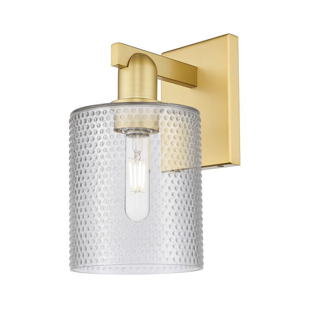 Cobbleskill - 1 Light - 5 inch - Satin Gold - Sconce