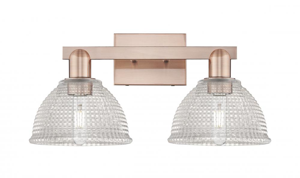 Arietta - 2 Light - 19 inch - Antique Copper - Bath Vanity Light