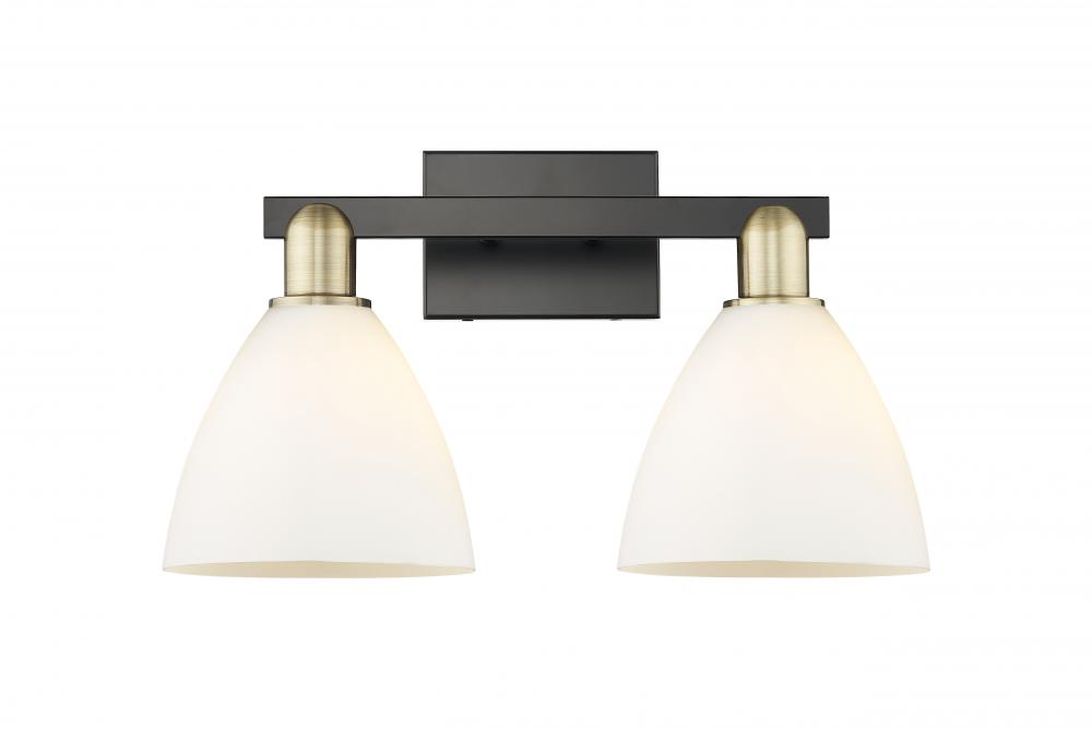 Bristol - 2 Light - 19 inch - Black Antique Brass - Bath Vanity Light