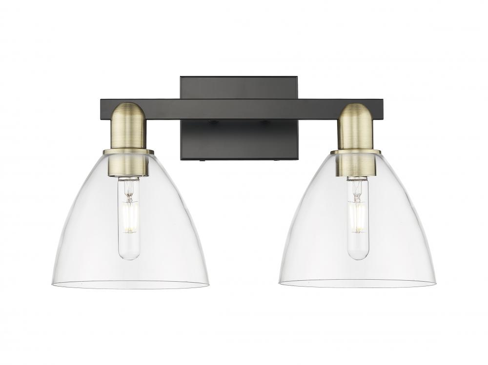 Bristol - 2 Light - 19 inch - Black Antique Brass - Bath Vanity Light