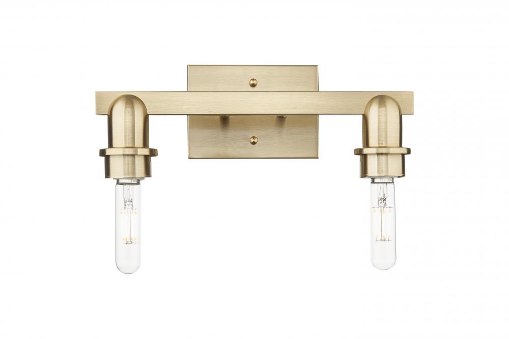 Arcadia - 2 Light - 14 inch - Champagne Bronze - Bath Vanity Light