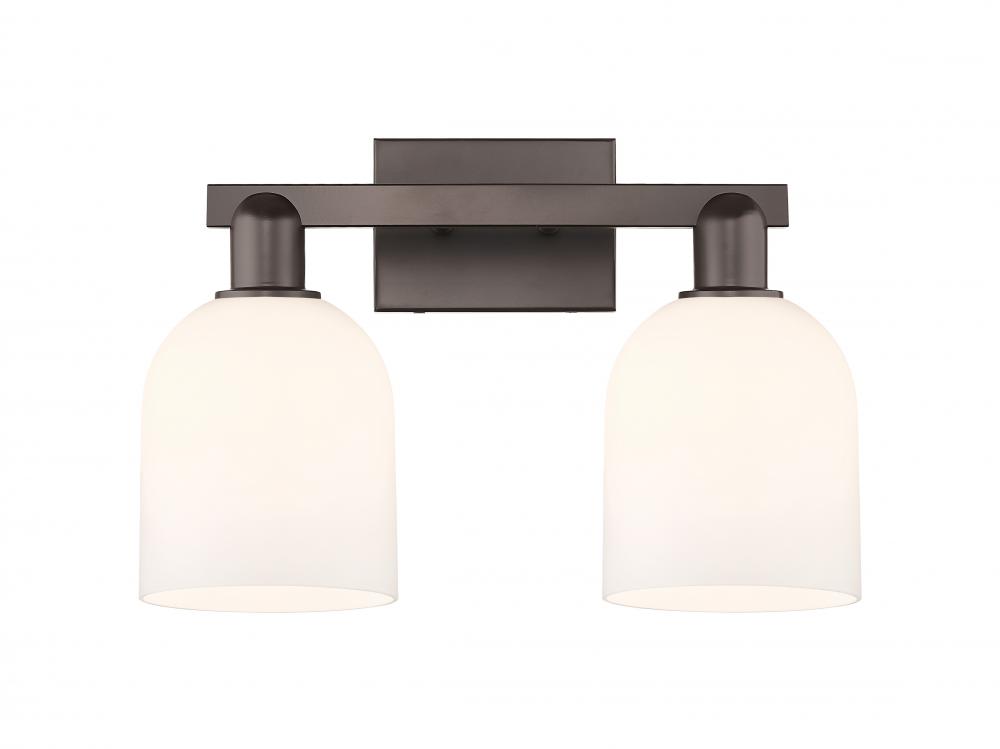 Bella - 2 Light - 17 inch - Oil Rubbed Bronze - Bath Vanity Light