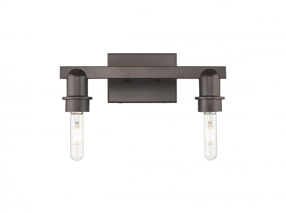 Arcadia - 2 Light - 14 inch - Oil Rubbed Bronze - Bath Vanity Light