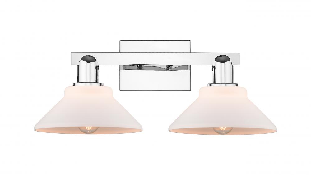 Orwell - 2 Light - 19 inch - Polished Chrome - Bath Vanity Light