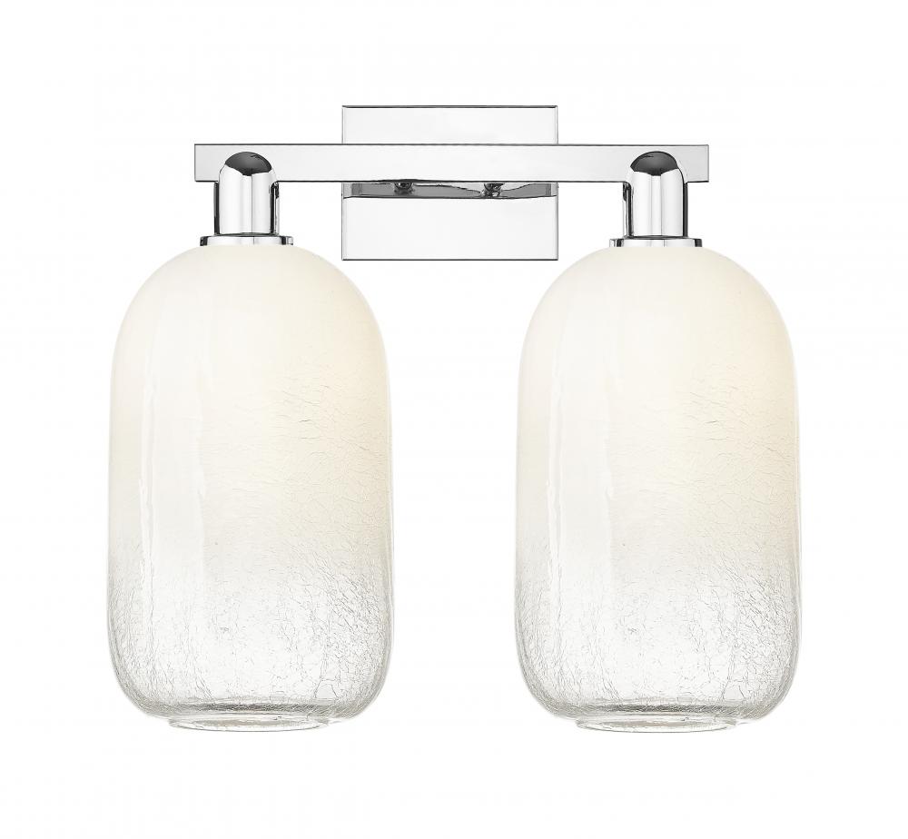 Brookhaven Cloche - 2 Light - 16 inch - Polished Chrome - Bath Vanity Light